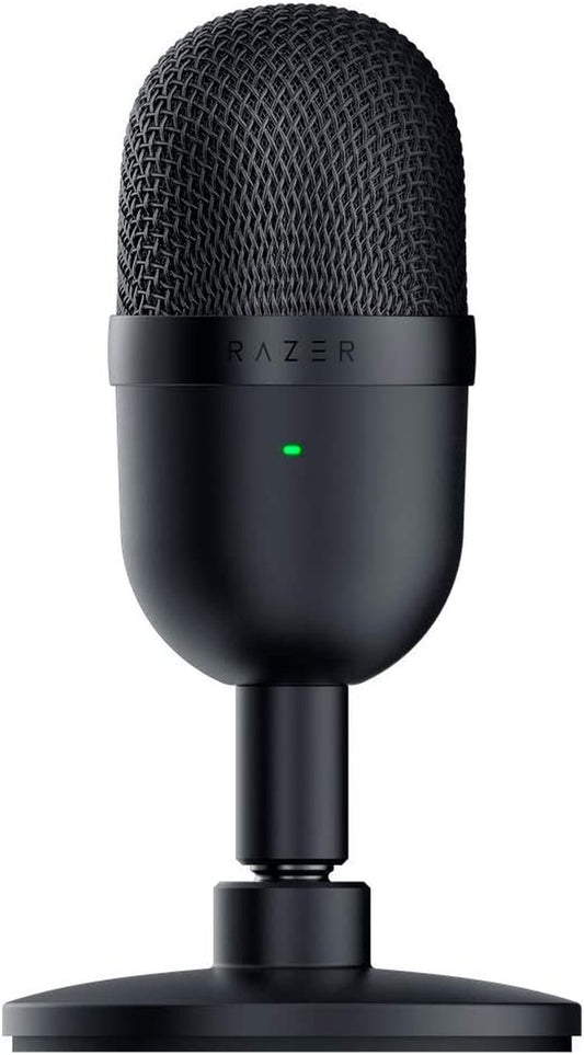 Professional USB Condenser Microphone for Streaming, Gaming, and Recording on PC - Superior Audio Quality with Supercardioid Pickup Pattern - Adjustable Stand and Shock Resistance - Sleek Black Color